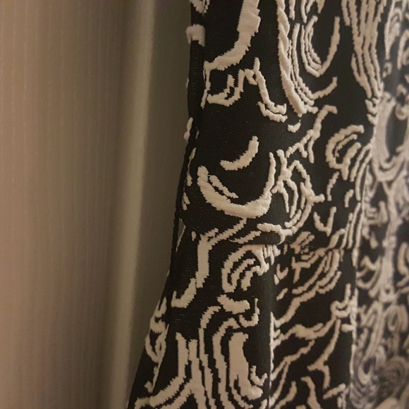 Joseph Ribkoff Black White Sleeveless Dress - Picture 5 of 8